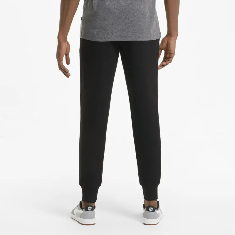 Pantalones Deportivos Essentials Logo Hombre PUMA Negro - Imagen 3