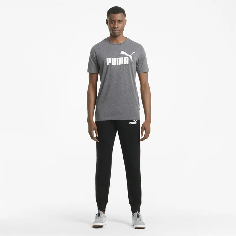 Pantalones Deportivos Essentials Logo Hombre PUMA Negro - Imagen 4