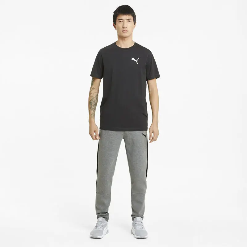 Pantalones Deportivos Evostripe Hombre PUMA Gris - Imagen 4