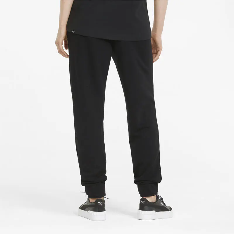Pantalones Mujer PUMA Essentials+ Embroidery Negro - Imagen 3