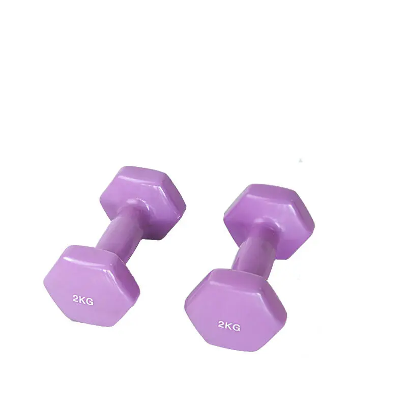 Par De Mancuernas De Colores 2kg Viok Sport