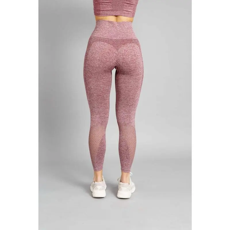 AESTHETIC WOLF Pulse Seamless Legging Fitness - Mujer - Rojo - Imagen 2