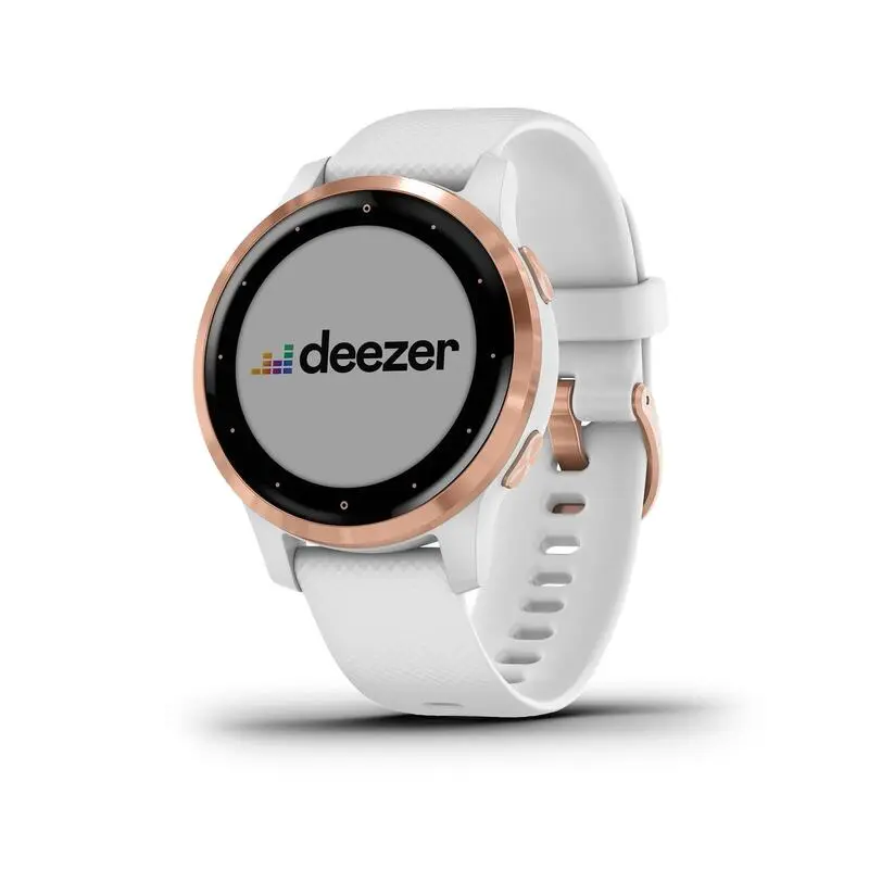 Reloj GPS Conectado Garmin Vívoactive 4S Blanco Dorado - Imagen 3