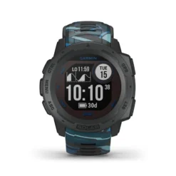 Reloj Inteligente Surf Kite Windsurf Instinct Solar Garmin Azul
