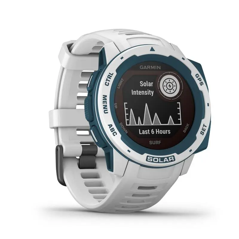 Reloj Inteligente Surf Kite Windsurf Instinct Solar Garmin Blanco - Imagen 2