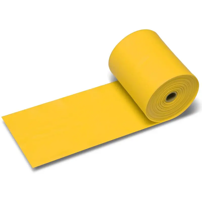 INDIGO SPORTS Rollo Banda Elástica Cinta TPE INDIGO LIGHT 25m*15cm*0,35mm Amarillo