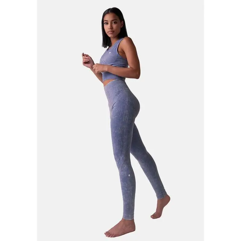 Set Legging Y Top Deportivo Con Fibra Emana 3D, Stone Anaissa - Imagen 2