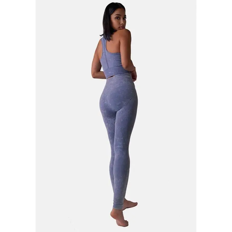 Set Legging Y Top Deportivo Con Fibra Emana 3D, Stone Anaissa - Imagen 3