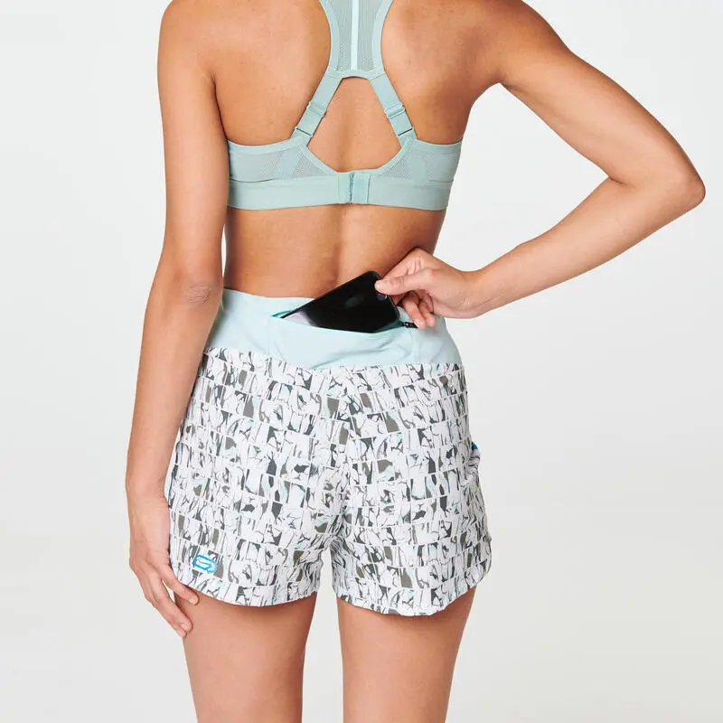 Short Pantal贸n Corto Running Kalenji Run Dry Verde - Imagen 2