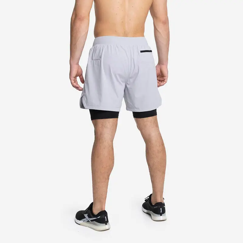 PICSIL Shorts Con Malla Compresi贸n 2 En 1 Hombre Premium 0.1 - S - Negro - Imagen 3