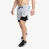 PICSIL Shorts Con Malla Compresión 2 En 1 Hombre Premium 0.1 - XL - Gris Perla
