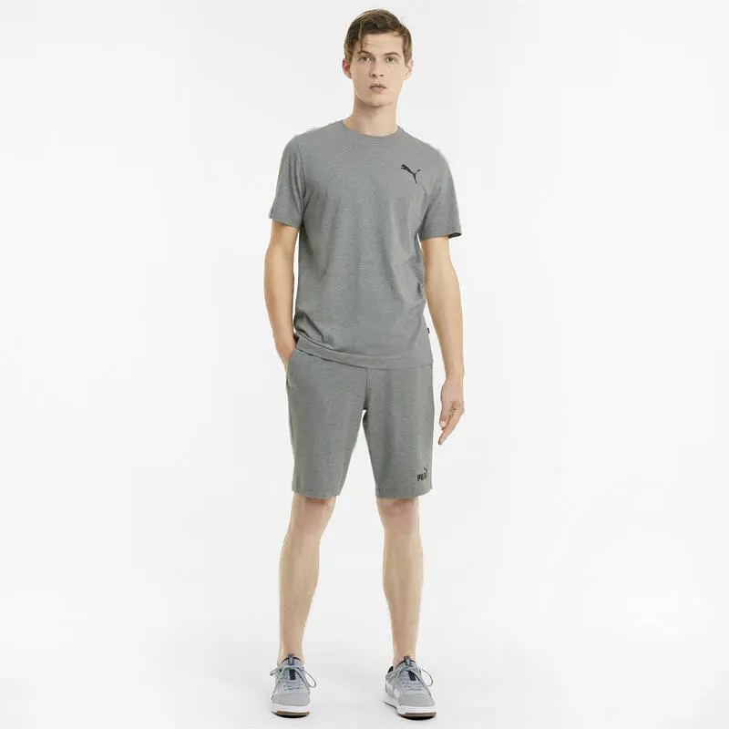 Shorts De Punto Essentials Hombre PUMA Gris - Imagen 4