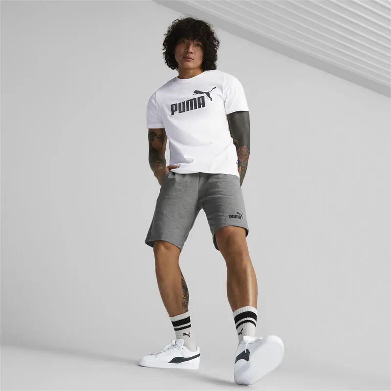 Shorts De Punto Essentials Hombre PUMA Gris - Imagen 5
