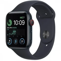 Smartwatch Apple Watch SE LTE Segunda Gen 44mm Aluminio Medianoche Correa Negra