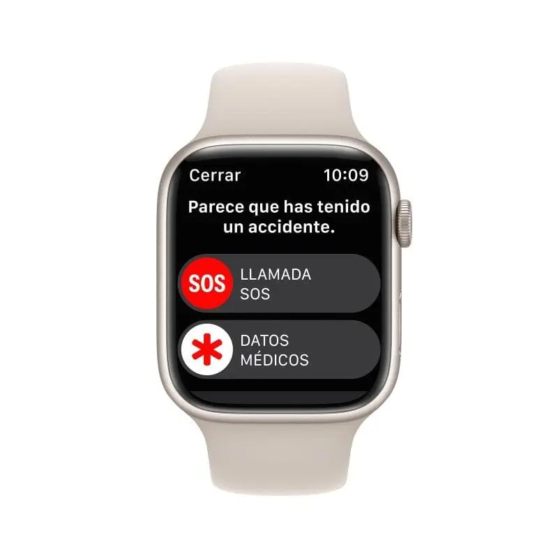 Smartwatch Apple Watch Series 8 GPS 41mm Caja Aluminio Correa Blanco Estrella - Imagen 5