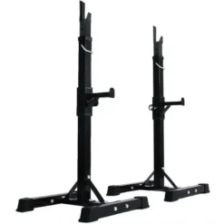 OZIO FITNESS Soporte Rack De Pesas Para Musculación Separable Alta Carga Negro