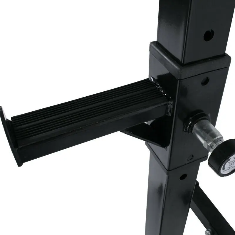 OZIO FITNESS Soporte Rack De Pesas Para Musculaci贸n Separable Alta Carga Negro - Imagen 4