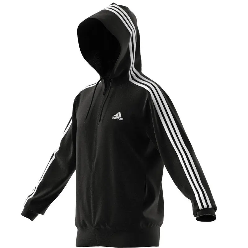 Sudadera Fitness Soft Training Adidas Hombre Negro Capucha - Imagen 2