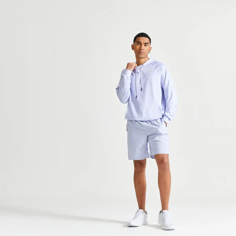 Domyos Sudadera Fitness Training Malva Claro Liso - Imagen 2