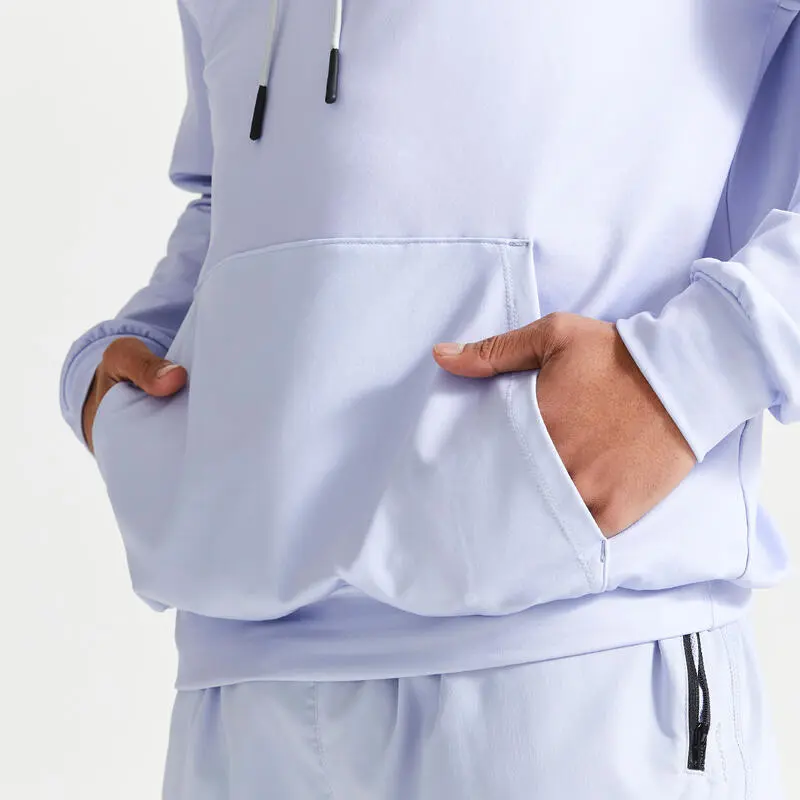 Domyos Sudadera Fitness Training Malva Claro Liso - Imagen 3