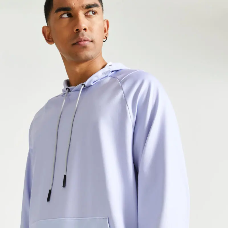 Domyos Sudadera Fitness Training Malva Claro Liso - Imagen 5