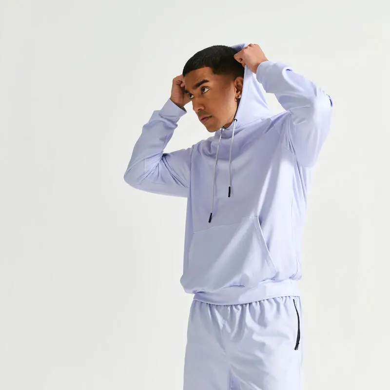 Domyos Sudadera Fitness Training Malva Claro Liso