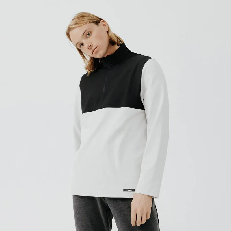 Kalenji Sudadera Running Hombre Manga Larga Cálida Warm 500 Ocre - Imagen 6