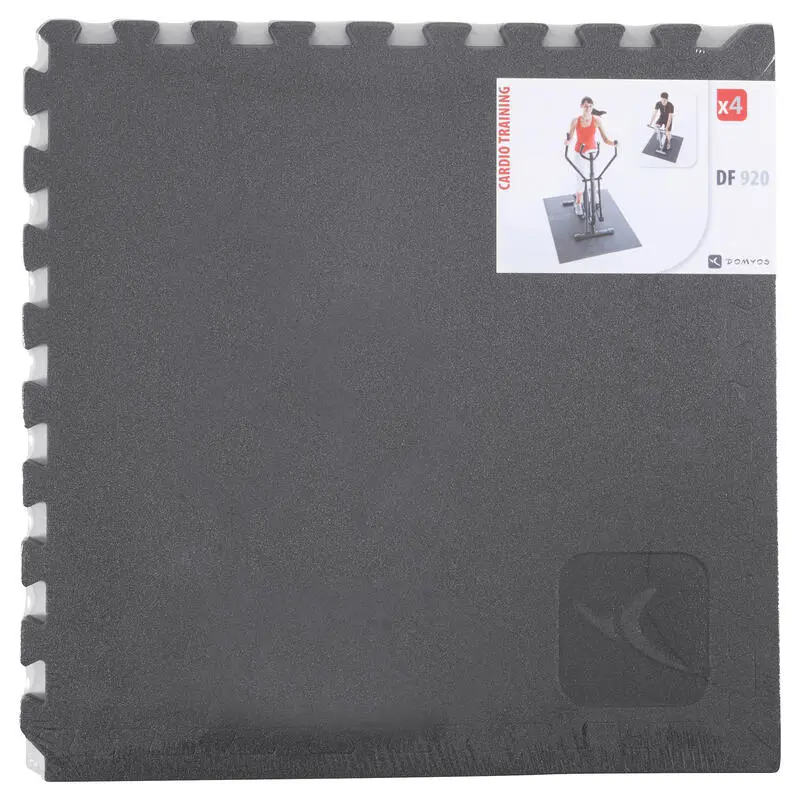 Suelo Gimnasio Tatami Loseta Puzzle Domyos DF920 Gris X4 - Imagen 2