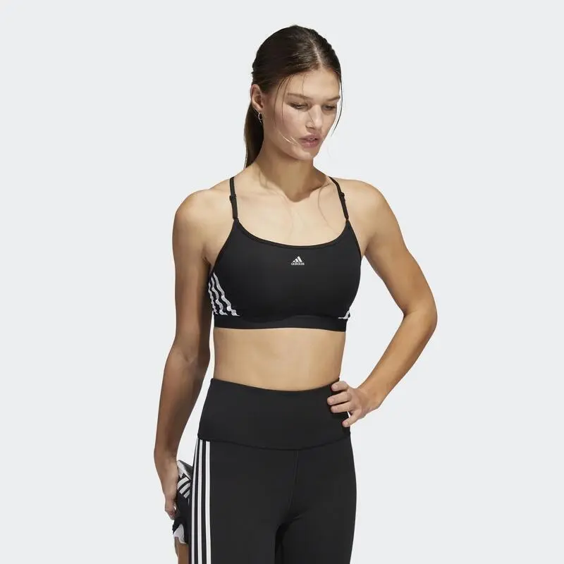 Sujetador Adidas Aeroreact Training Light-Support 3 Bandas - Imagen 6