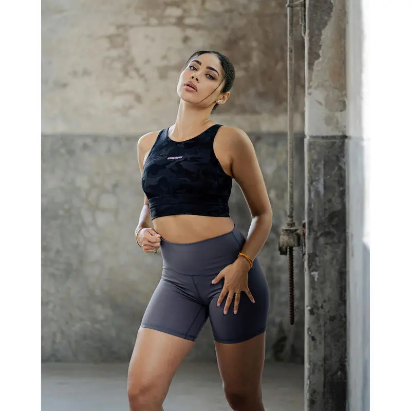 AESTHETIC WOLF Sujetador De Alta Sujeci贸n - Fitness - Mujer - Camo - Imagen 5