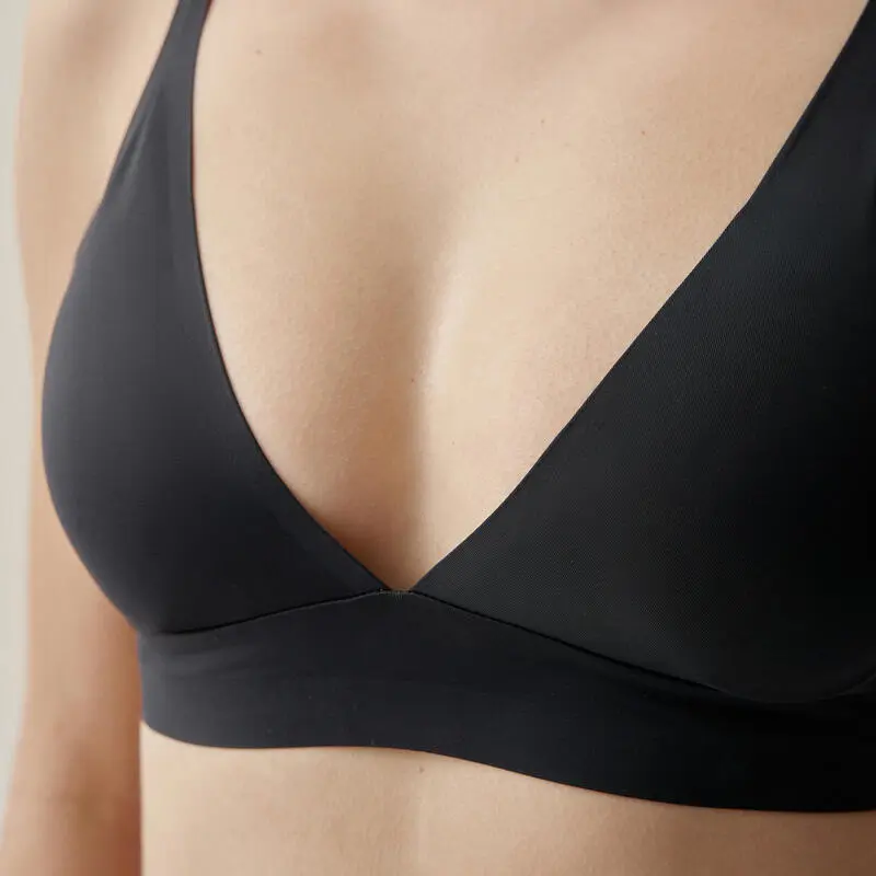Sujetador Top Deportivo Eryx De Mujer Black LimbaBlack Sin Aro - Imagen 3