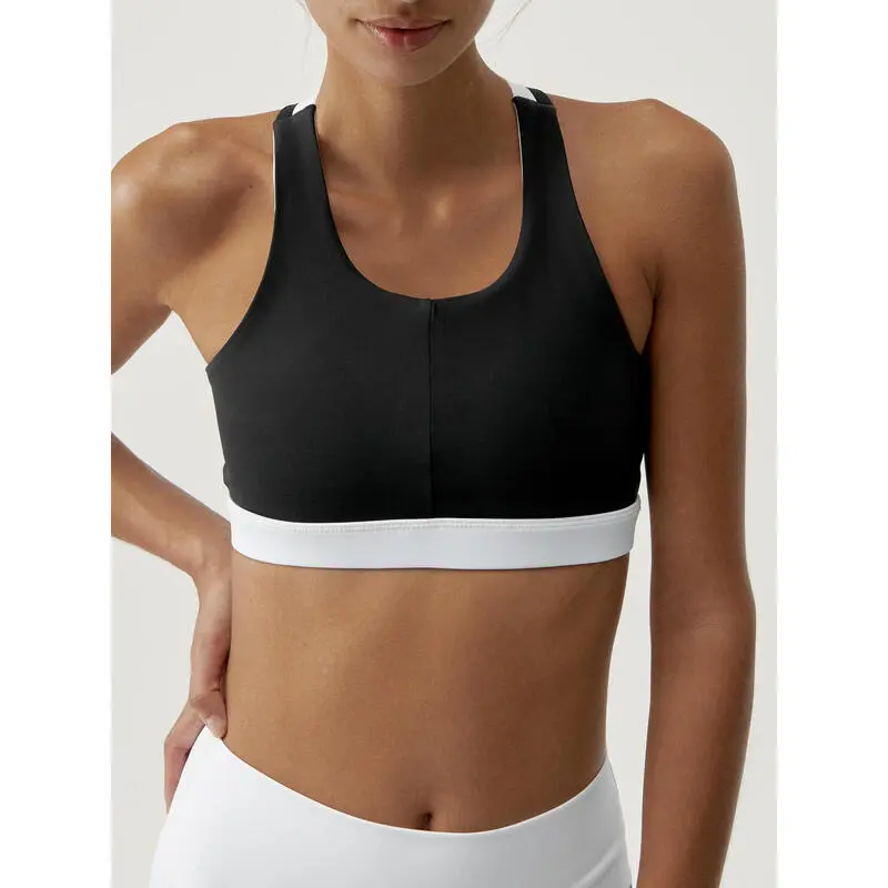 Born Living Yoga Top Deportivo De Mujer En Tejido Performance De Sujecci贸n Media - Imagen 3