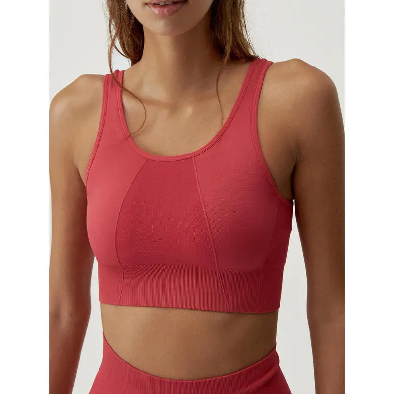 Born Living Yoga Top Deportivo De Mujer En Tejido Seamless De Sujecci贸n Media - Imagen 6
