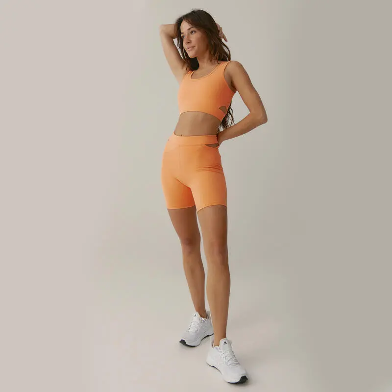 Top Deportivo Lucy Sujecion Media De Mujer Black Limba - Imagen 3