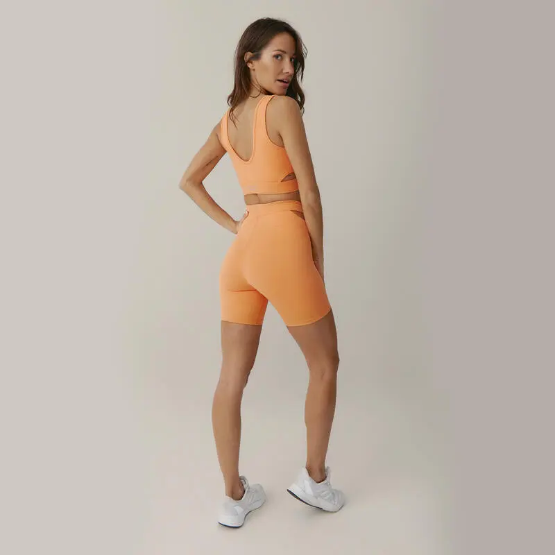 Top Deportivo Lucy Sujecion Media De Mujer Black Limba - Imagen 4