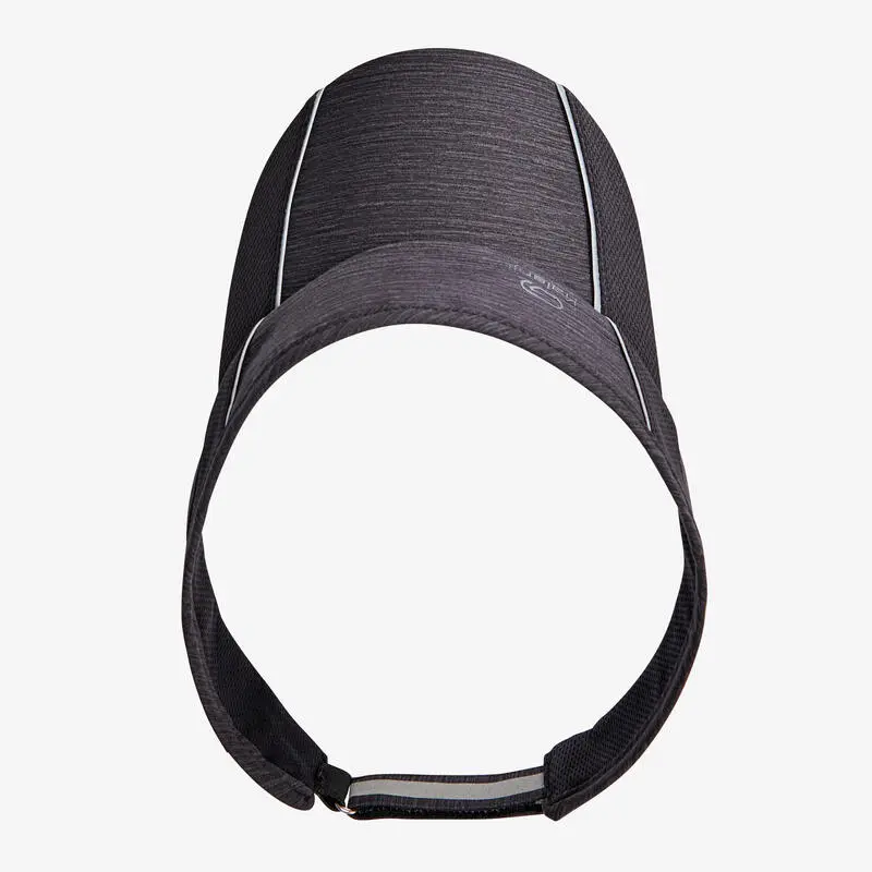 Kalenji VISERA DE RUNNING AJUSTABLE HOMBRE MUJER NEGRO JASPEADO - Imagen 3