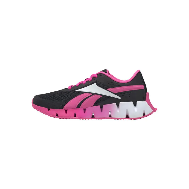 Zapatillas Deportivas Running Mujer Reebok Zig Dynamica 2 Negro Rosa - Imagen 2