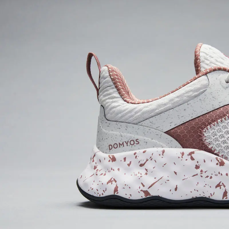 Zapatillas Fitness 520 Mujer Domyos Blanco Y Rosa - Imagen 2