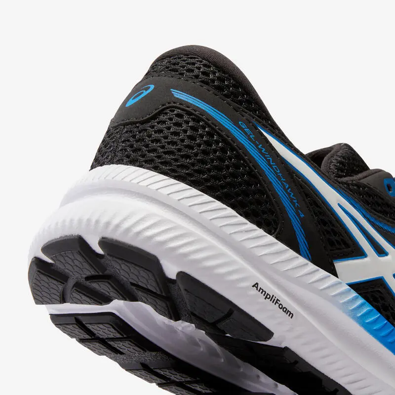 Zapatillas Running Asics Gel Windhawk Hombre Azul Blanco Negro - Imagen 3