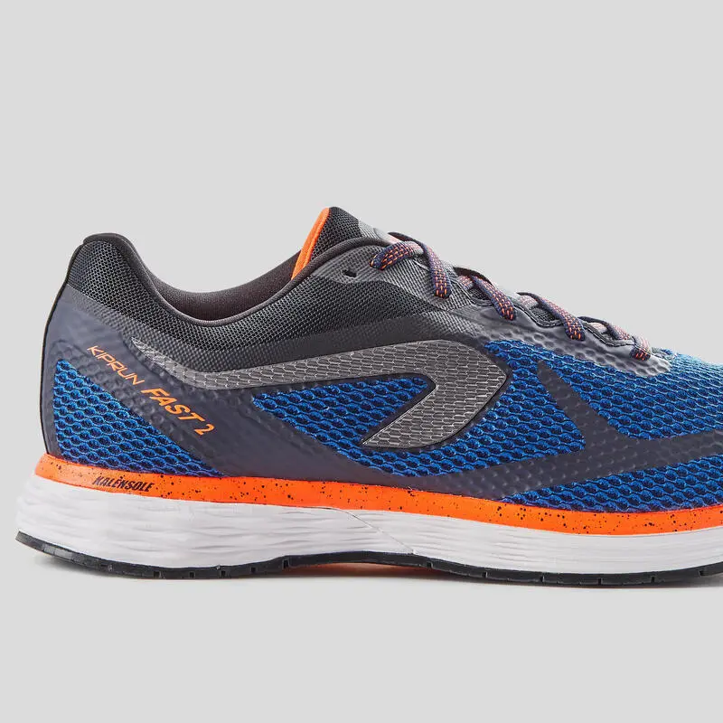 ZAPATILLAS RUNNING HOMBRE KIPRUN FAST 2 AZUL ROJO - Imagen 2