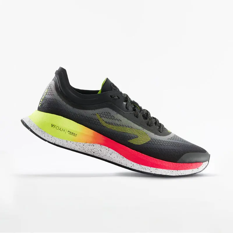 ZAPATILLAS RUNNING HOMBRE - KIPRUN KD500 2 GRIS AMARILLO - Imagen 6