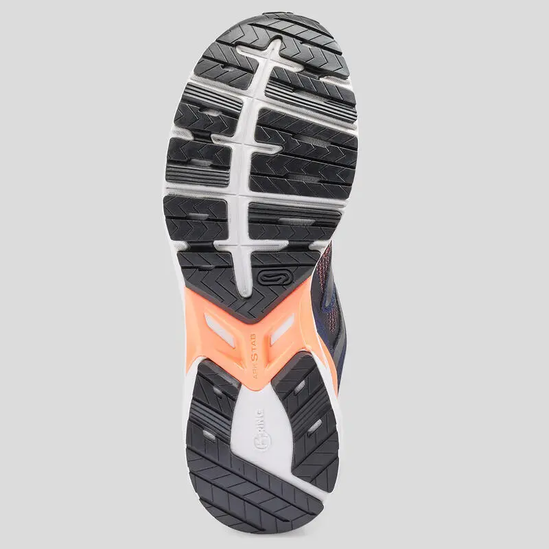 Zapatillas Running Mujer Kiprun Long2 Azul/Naranja - Imagen 4