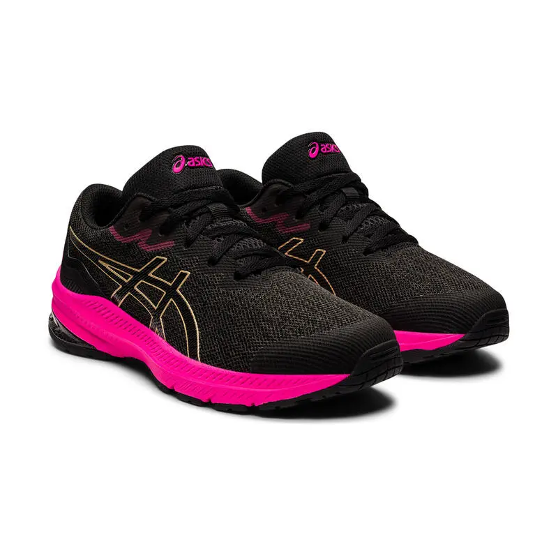 Zapatillas Running Niños Asics GT-1000 Gris Rosa - Imagen 2