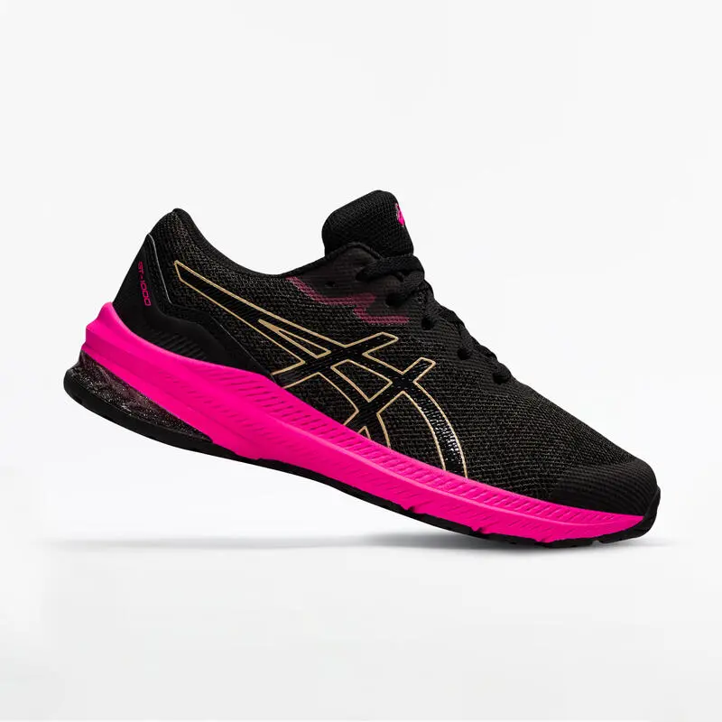 Zapatillas Running Niños Asics GT-1000 Gris Rosa