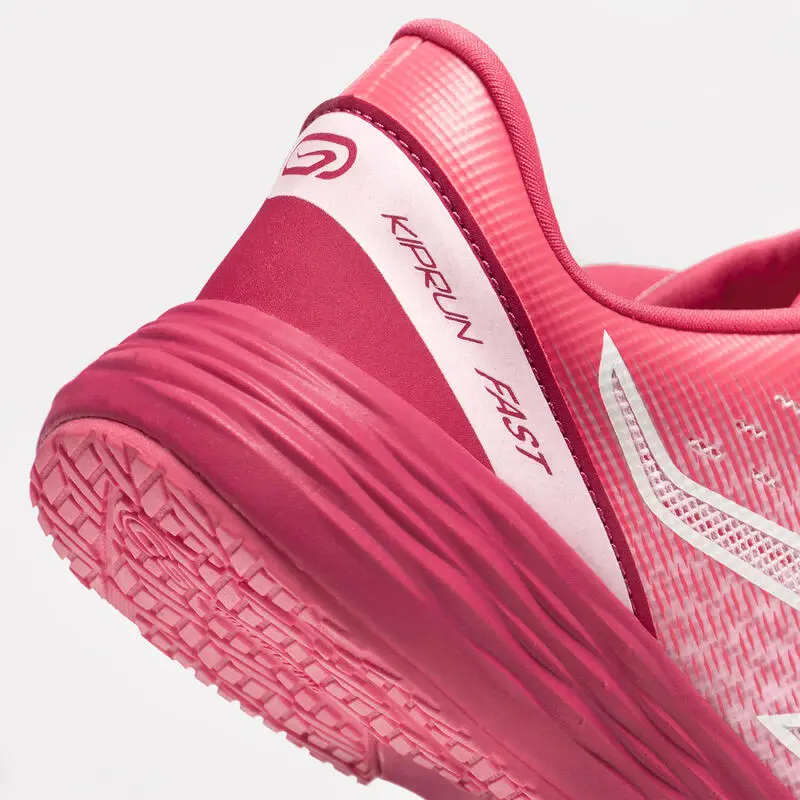 Zapatillas Running Y Atletismo Niños AT 500 Kiprun Fast Rosa Blanco - Imagen 5